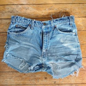 Vintage Levi’s Jean Shorts / High Waisted